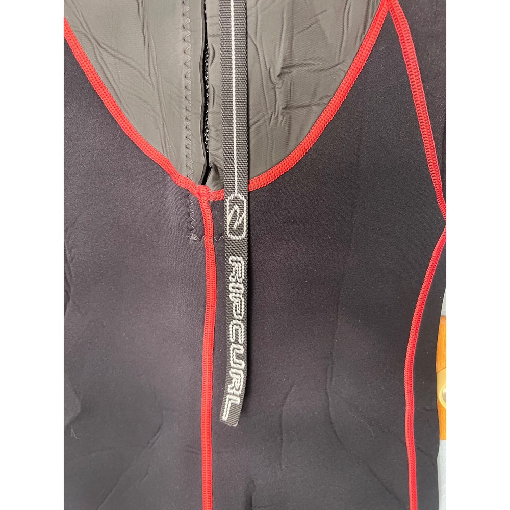 Rip Curl Classic Elastomax 3:2 Wetsuit Womens Medium Black Red Full Suit - Picture 12 of 15